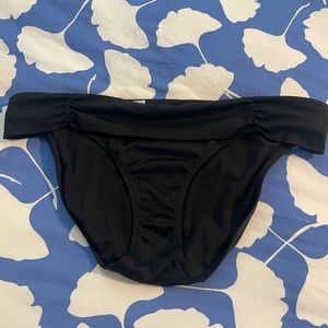 Athleta black bikini bottoms